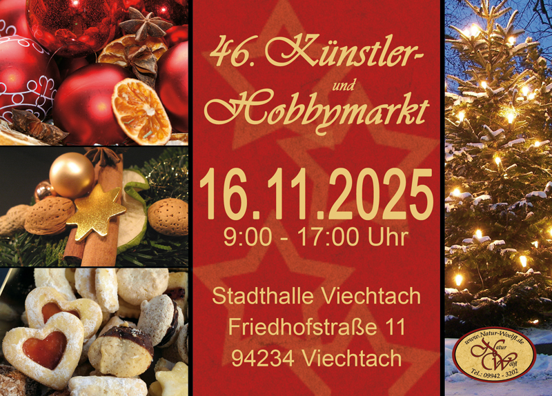 Flyer Künstler & Hobbymarkt Herbst 2025